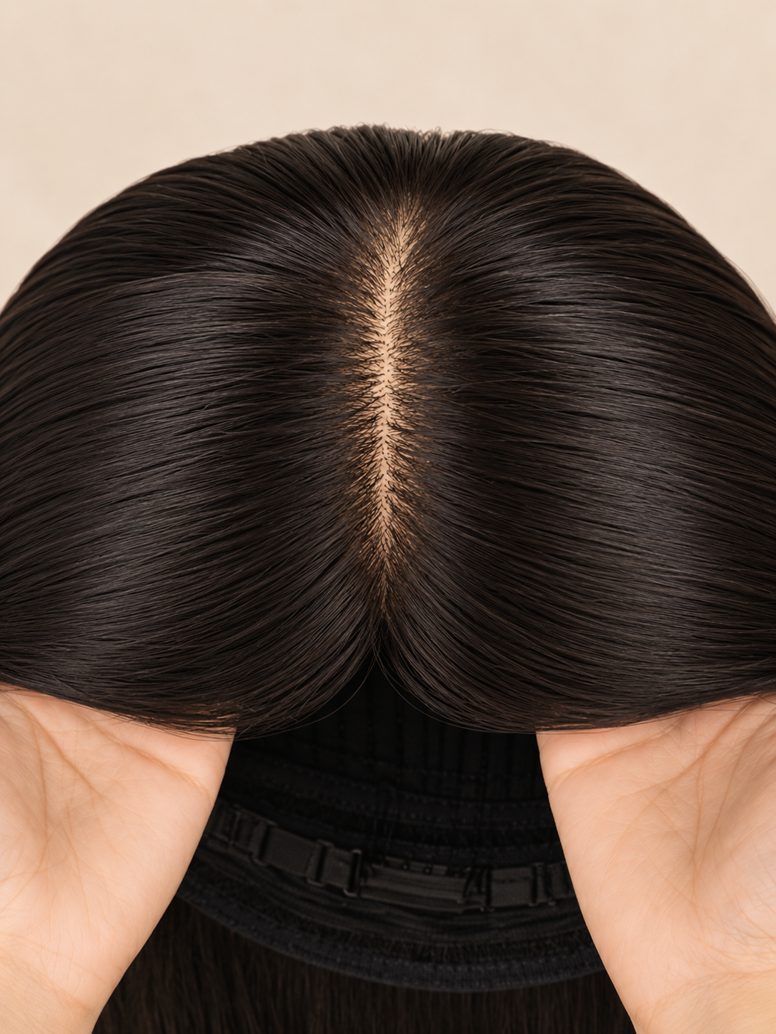 SILK BASE FULL HEAD WIG - Straight