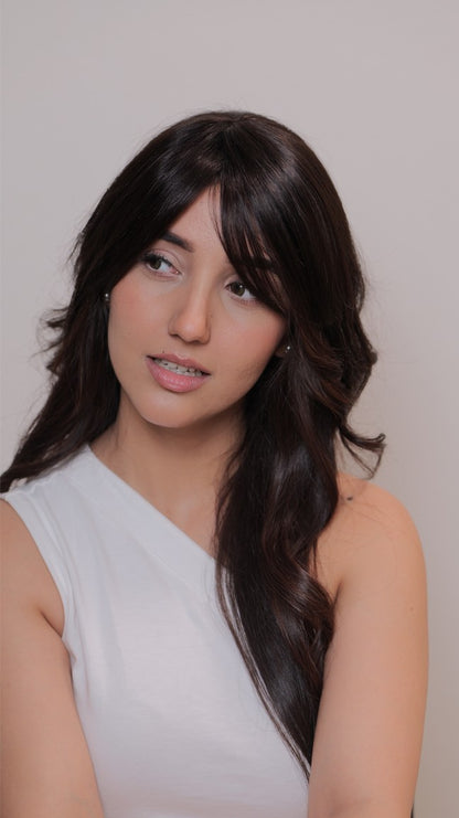 4*5 SILK BASE TOPPER WITH BANGS
