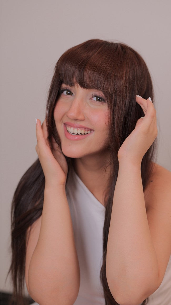 CLIP-IN FRONT BANGS HIGH DENSITY