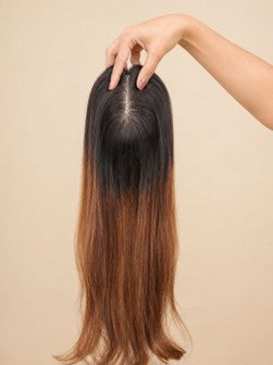 3 × 5 SILK BASE HAIR TOPPER HIGHLIGHT