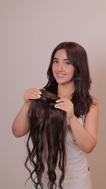 CLIP IN WEFT SET OF 4 VOLUMIZER